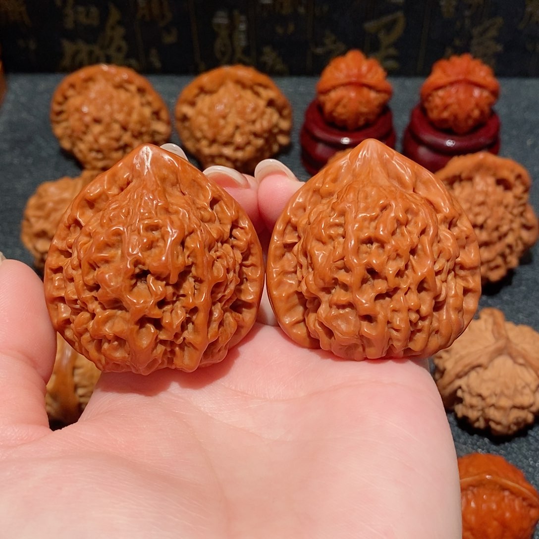 文玩核桃把件官帽