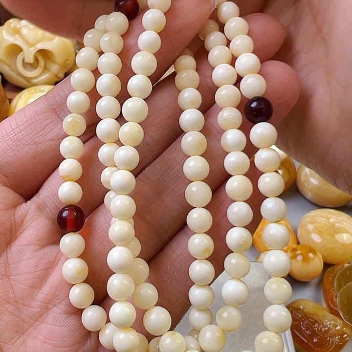 蜜蜡颈饰未镶嵌蜜蜡