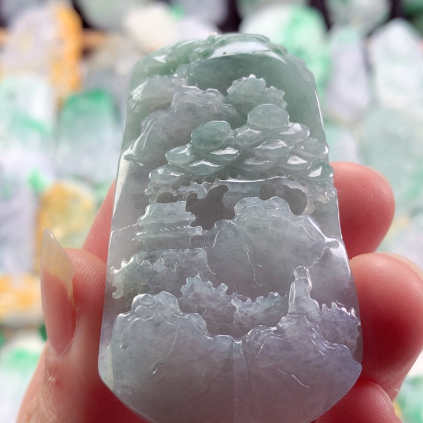 【闪购商品】翡翠吊坠(不含链)未镶嵌