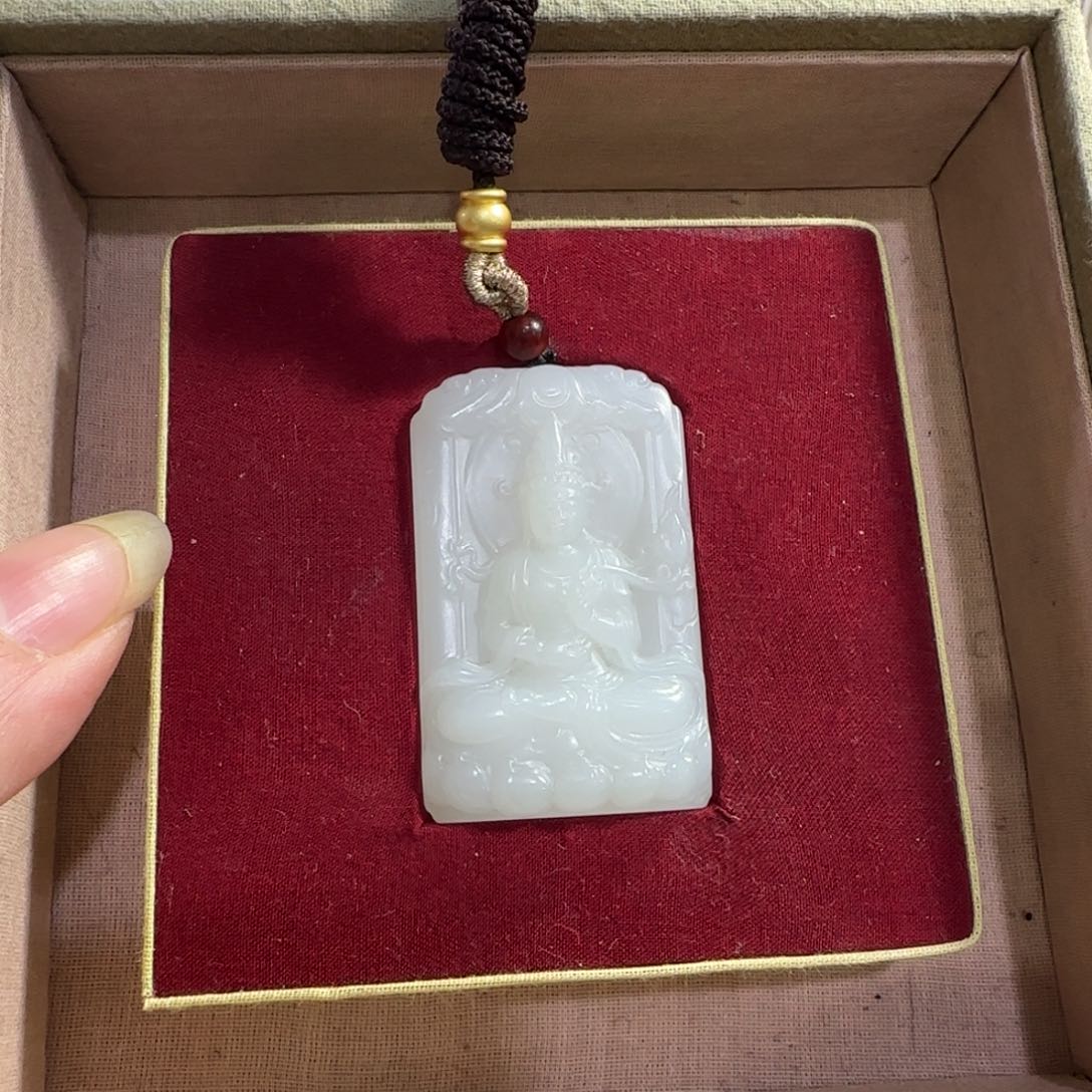 和田玉挂件未镶嵌5****7