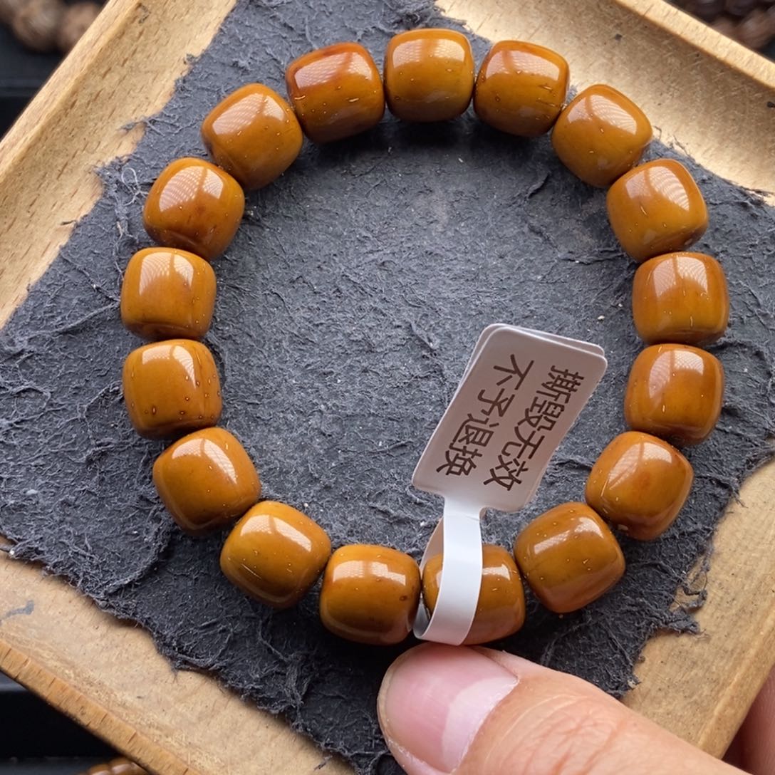 紫金鼠手串12.7mm天花板纯手工
