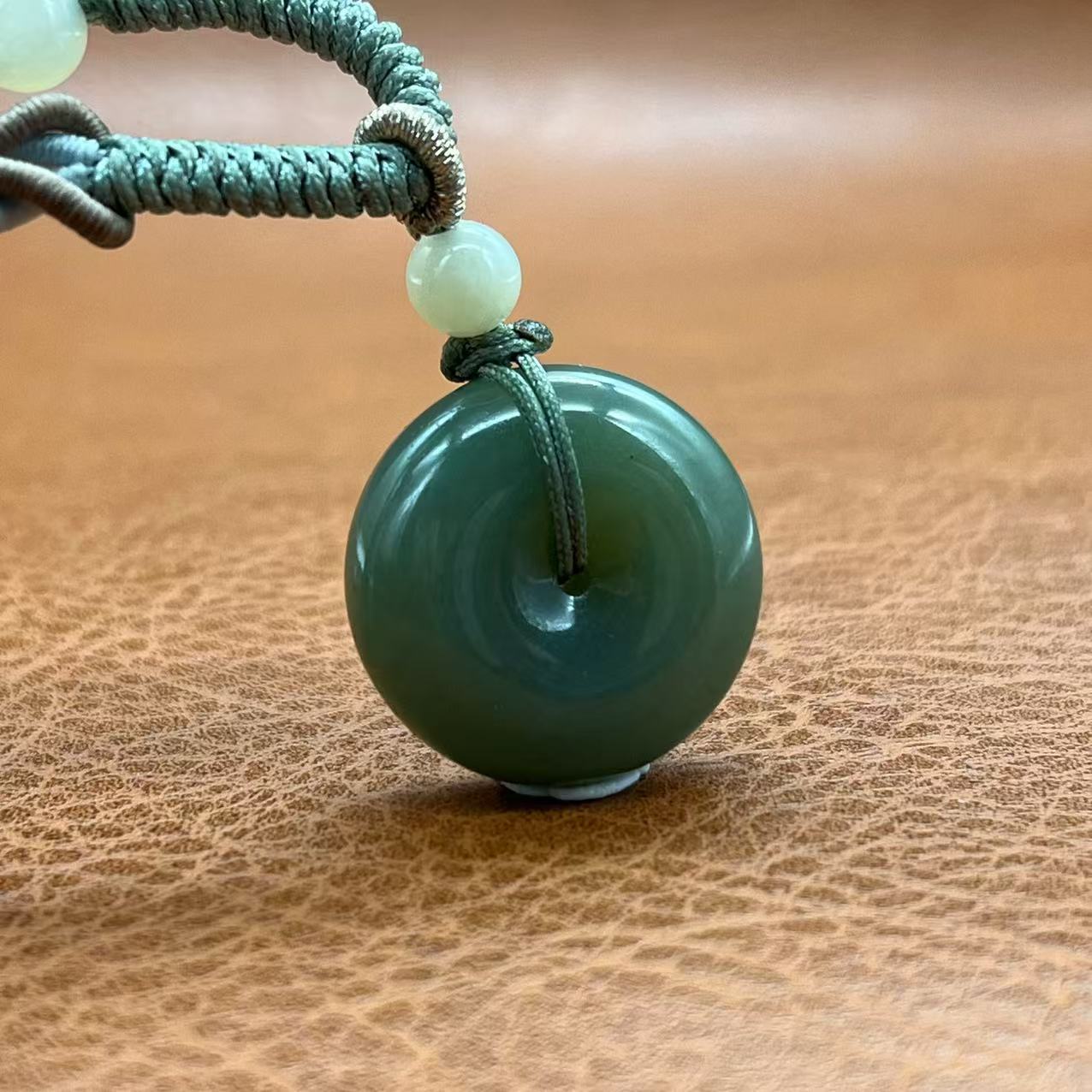 z1254和田玉平安扣