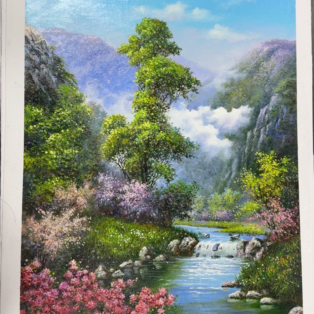 油画加油加油努力加油加油