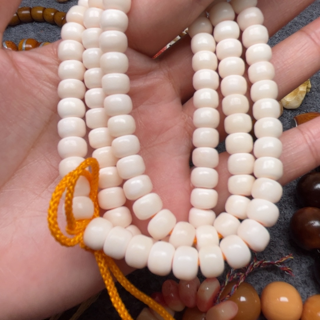 手串/手链鹿骨人工养殖驼骨35