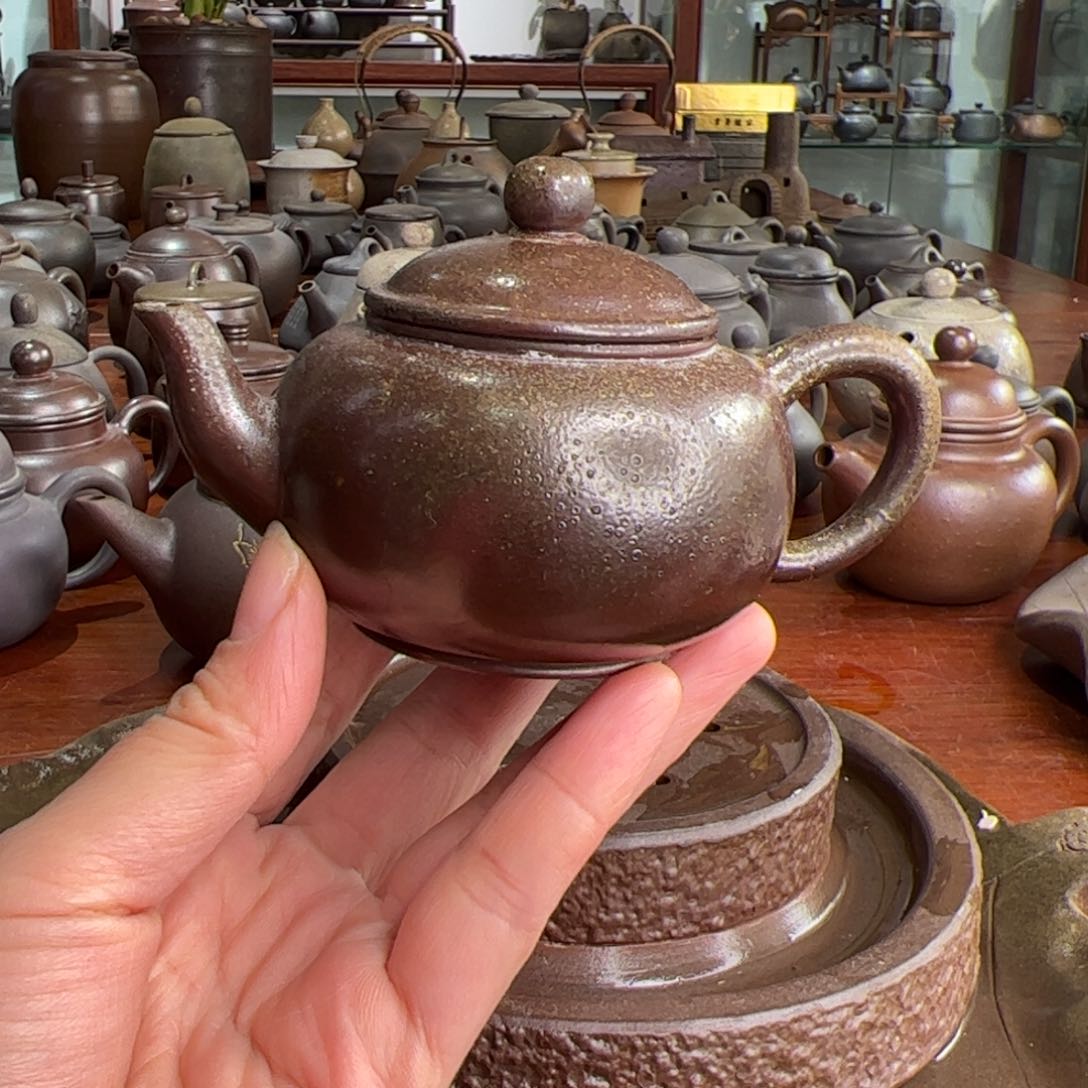 贵台龙窑柴烧茶壶A16
