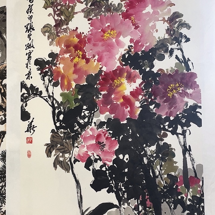 国画张圣敏先生纯手绘作品