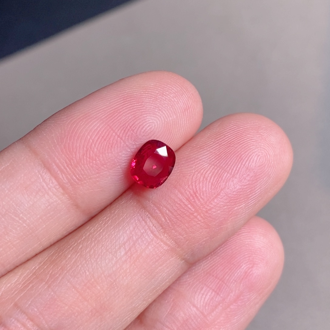 红宝石裸石未镶嵌1.02克拉无烧红宝