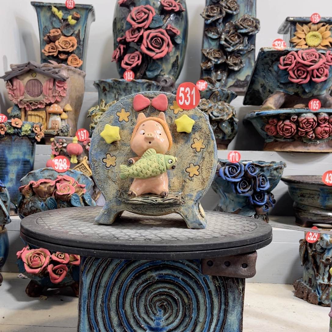 陶瓷福利531 号陶然花盆