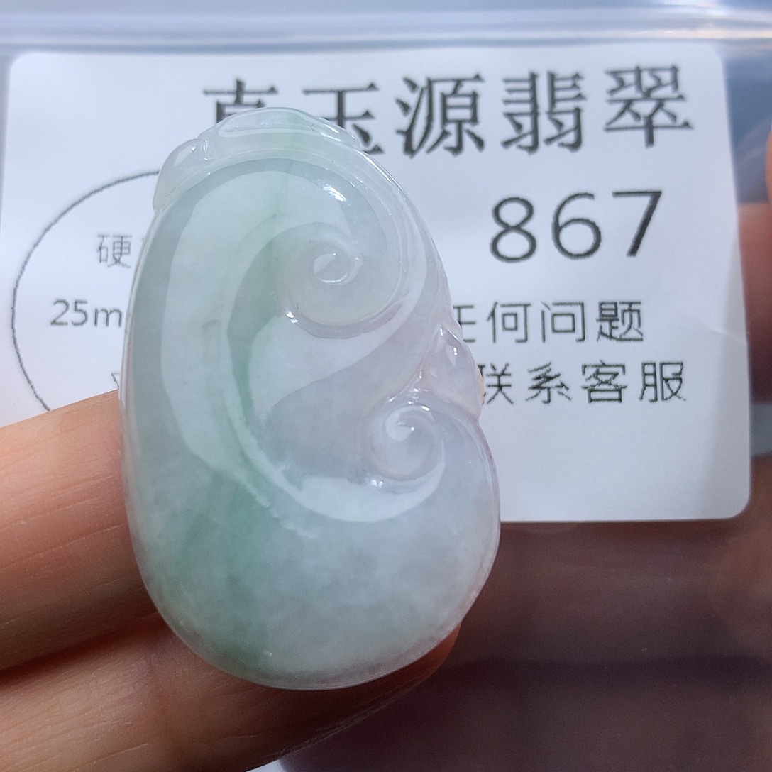 翡翠未镶嵌颈饰867