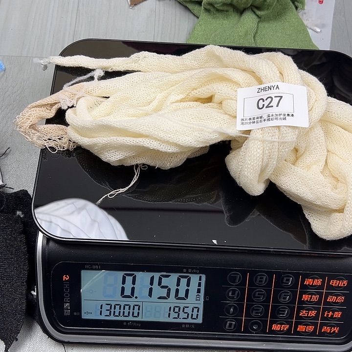 羊绒27意大利围巾白色