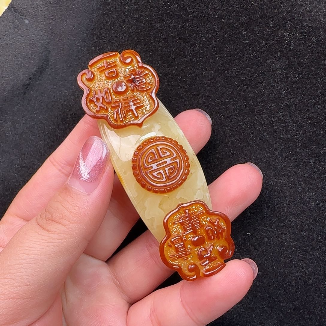 蜜蜡未镶嵌珠宝奇石微瑕