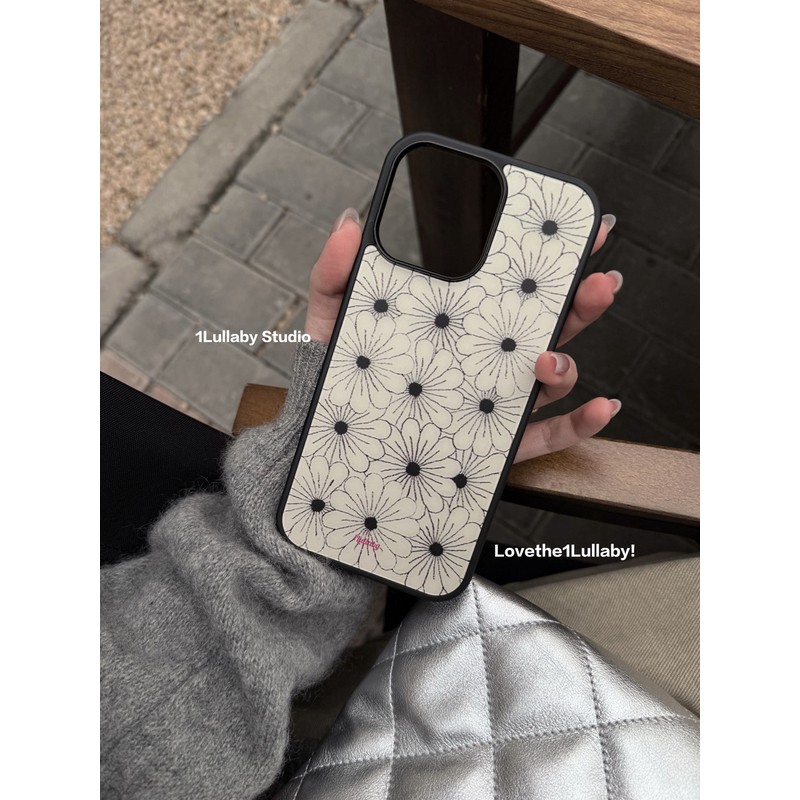 新款奶油雏菊高级少女风复古质感适用于苹果包邮