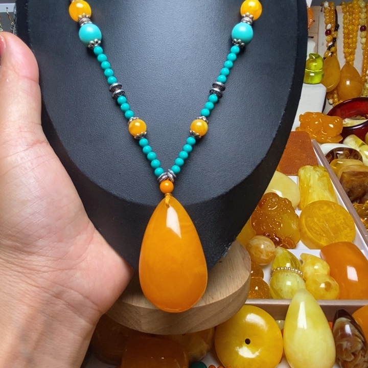 精品设计搭配吊坠项链