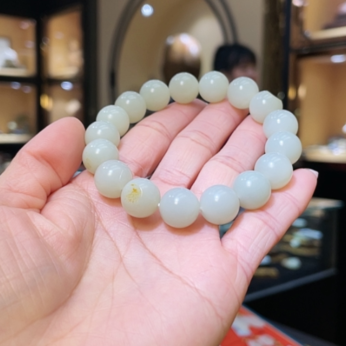 【闪购商品】和田玉手串未镶嵌12mm