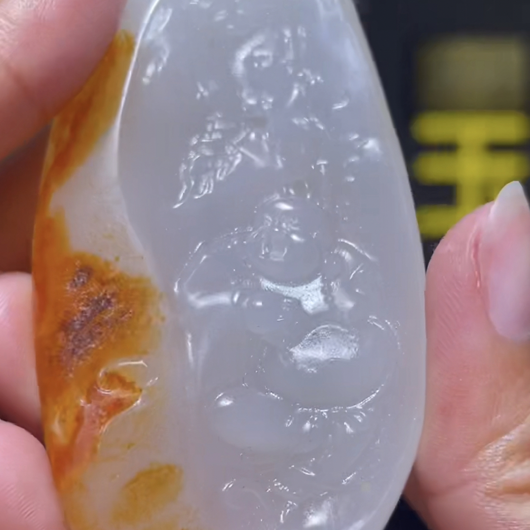 手把件货玉石把玩件文玩摆件D2
