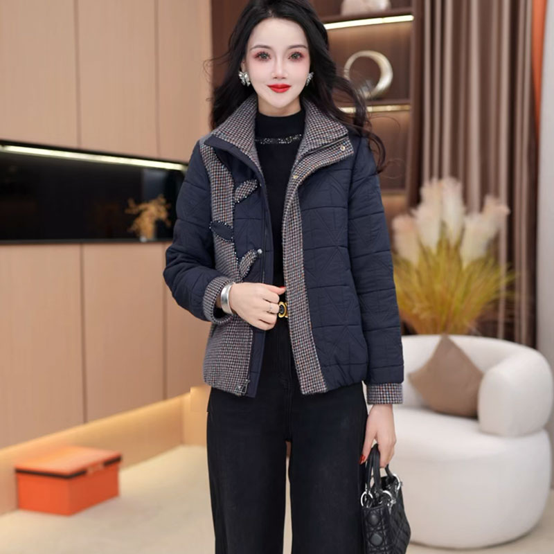 秋冬新款优雅气质女装时尚加棉加厚休闲短外套【876#】