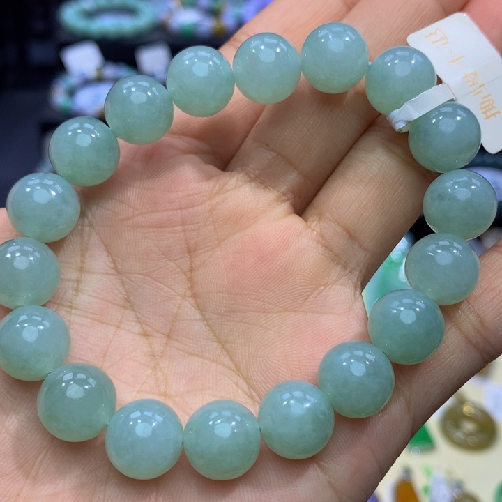 翡翠手链未镶嵌翡翠11+