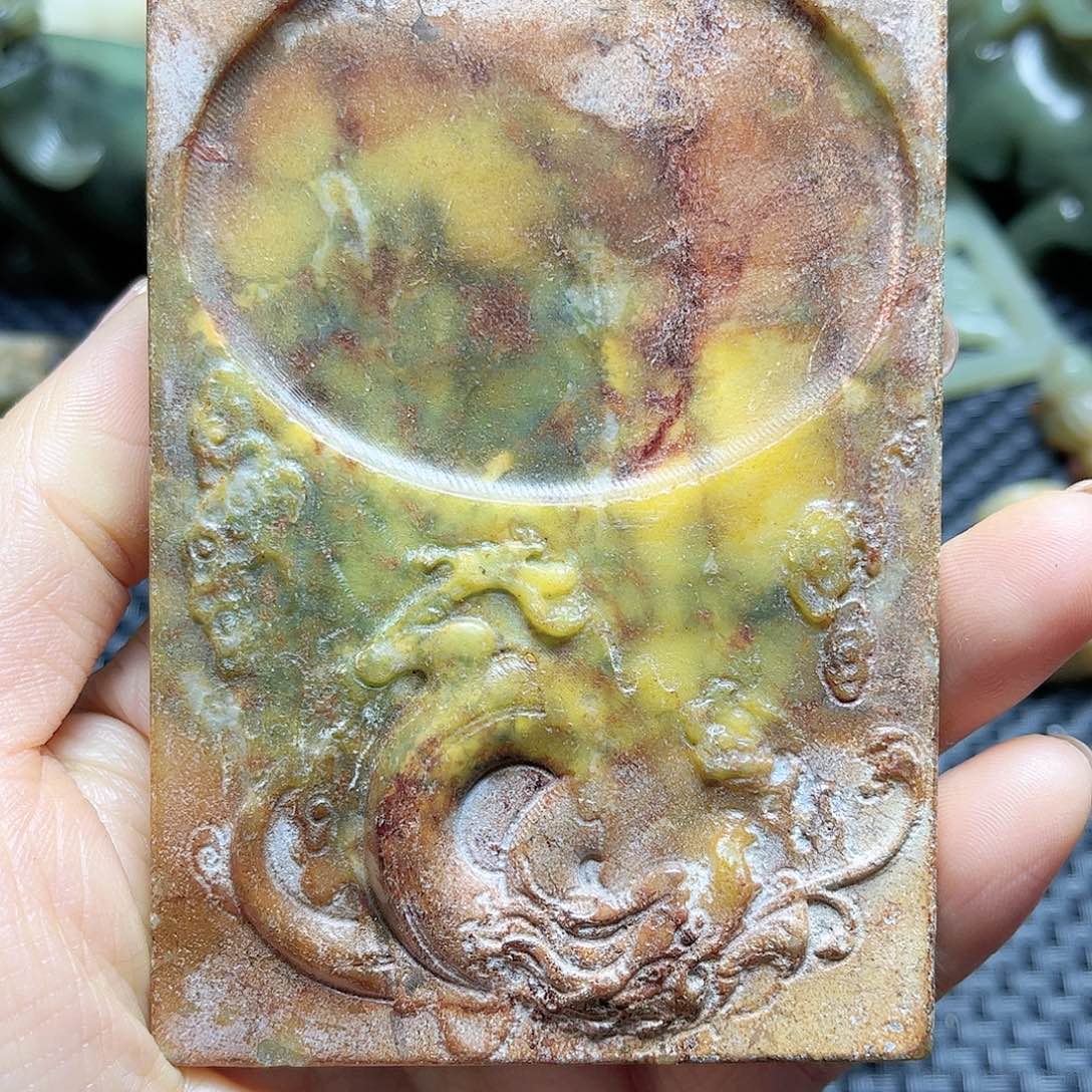 白玉菩提吊坠摆件