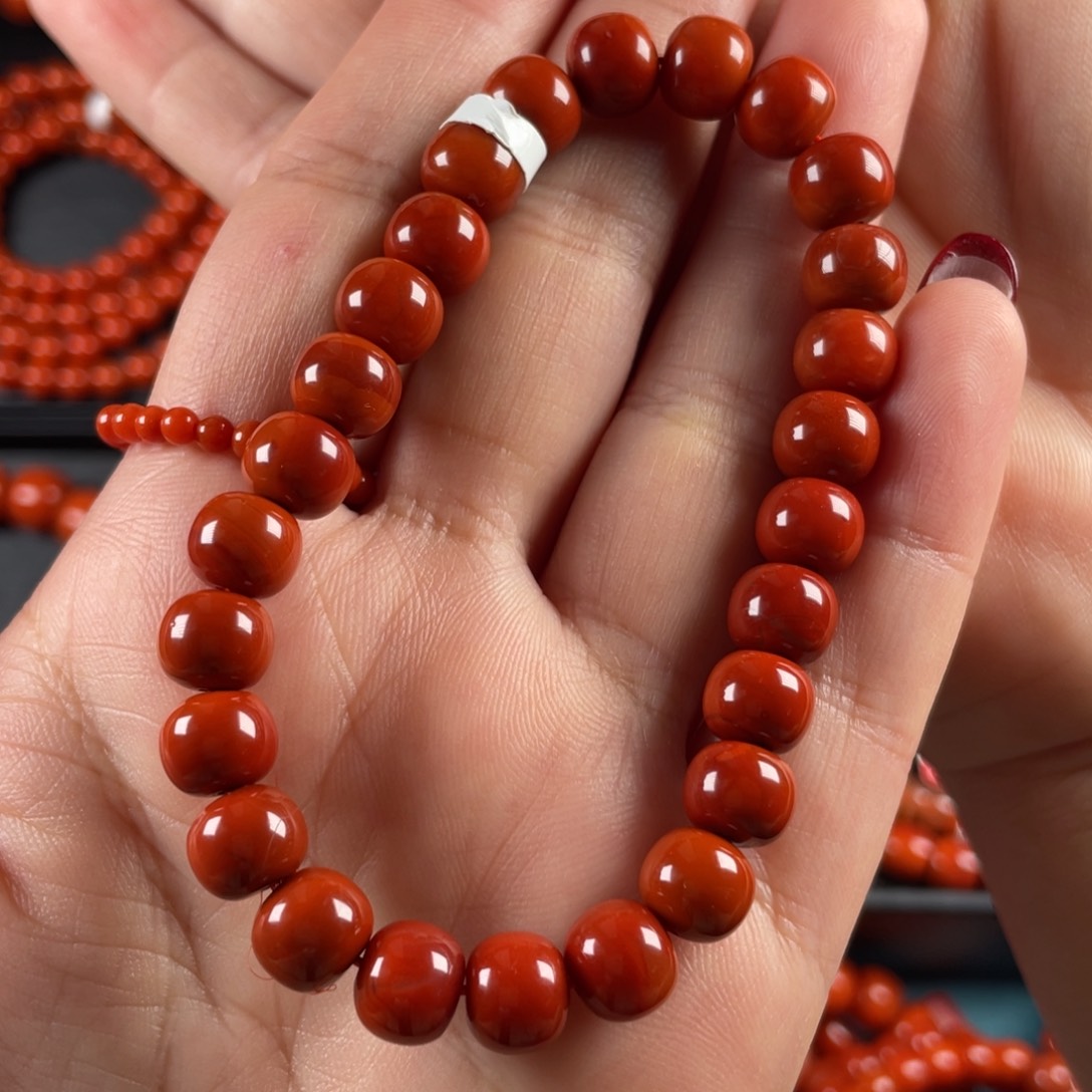 南红玛瑙手链未镶嵌妞8