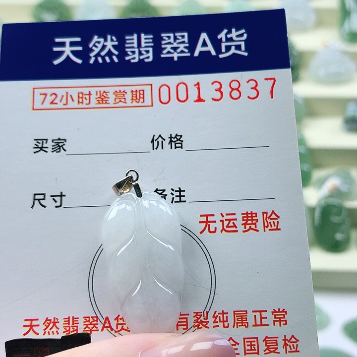 颈饰未镶嵌翡翠吊