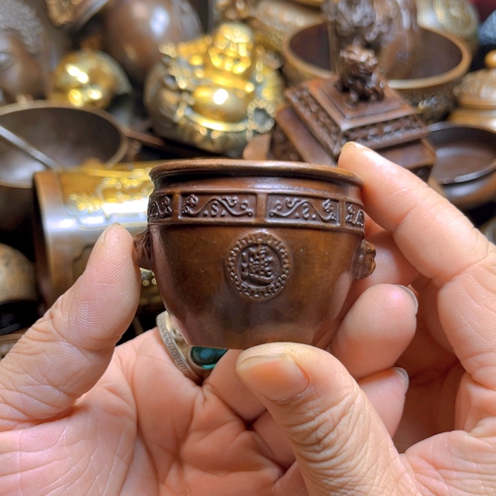 铜器摆件收收藏藏