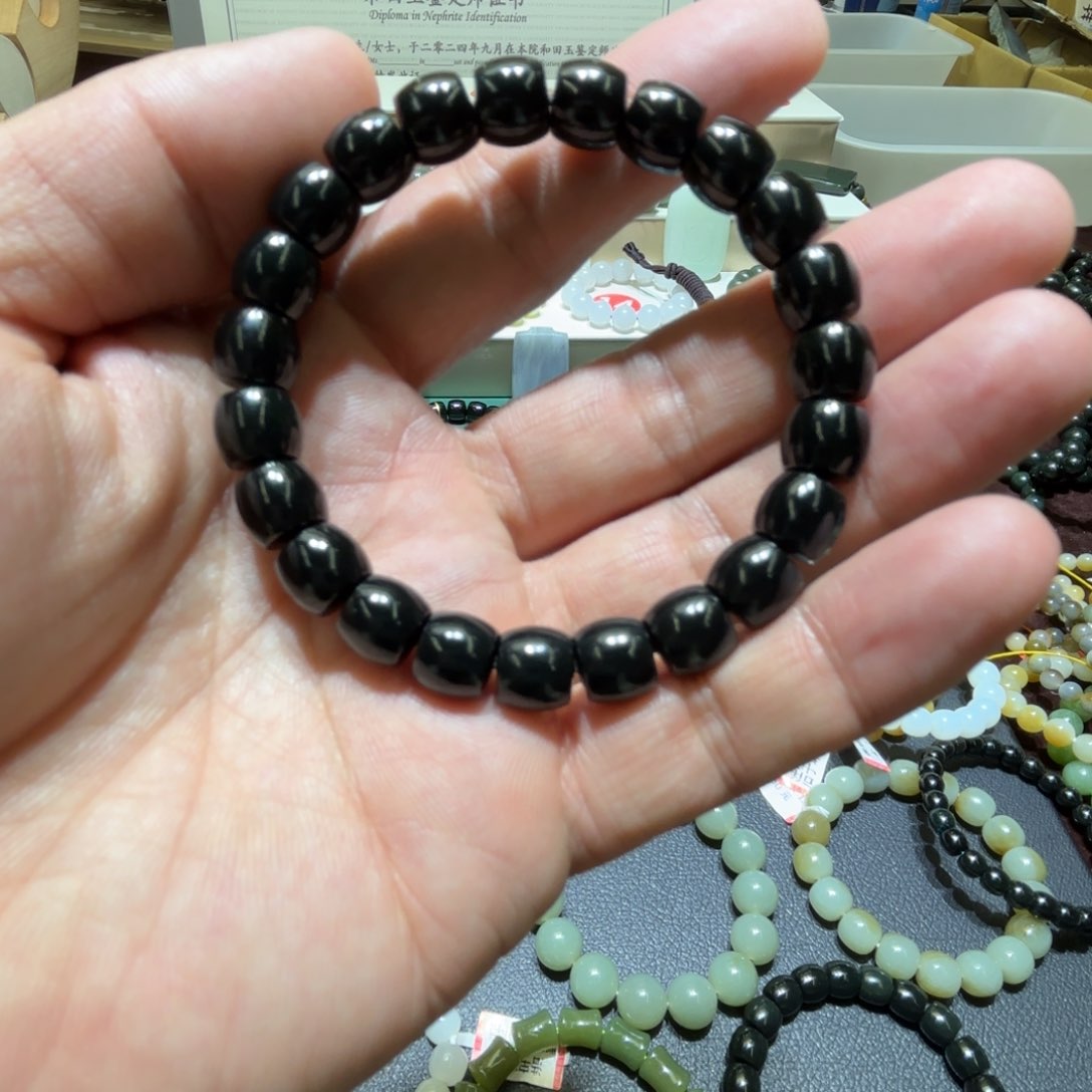 和田玉手链未镶嵌