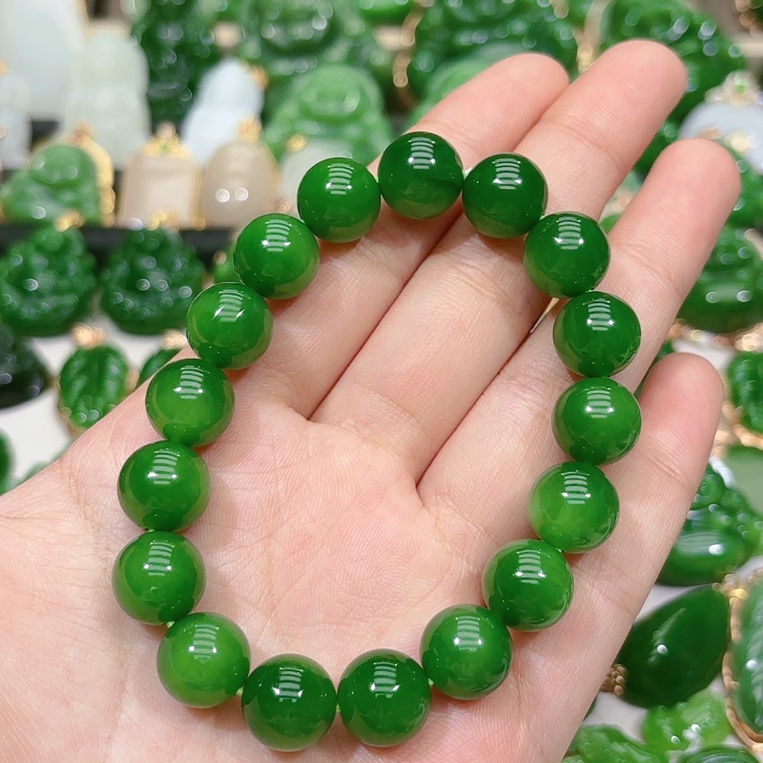 和田玉（碧玉）手串未镶嵌