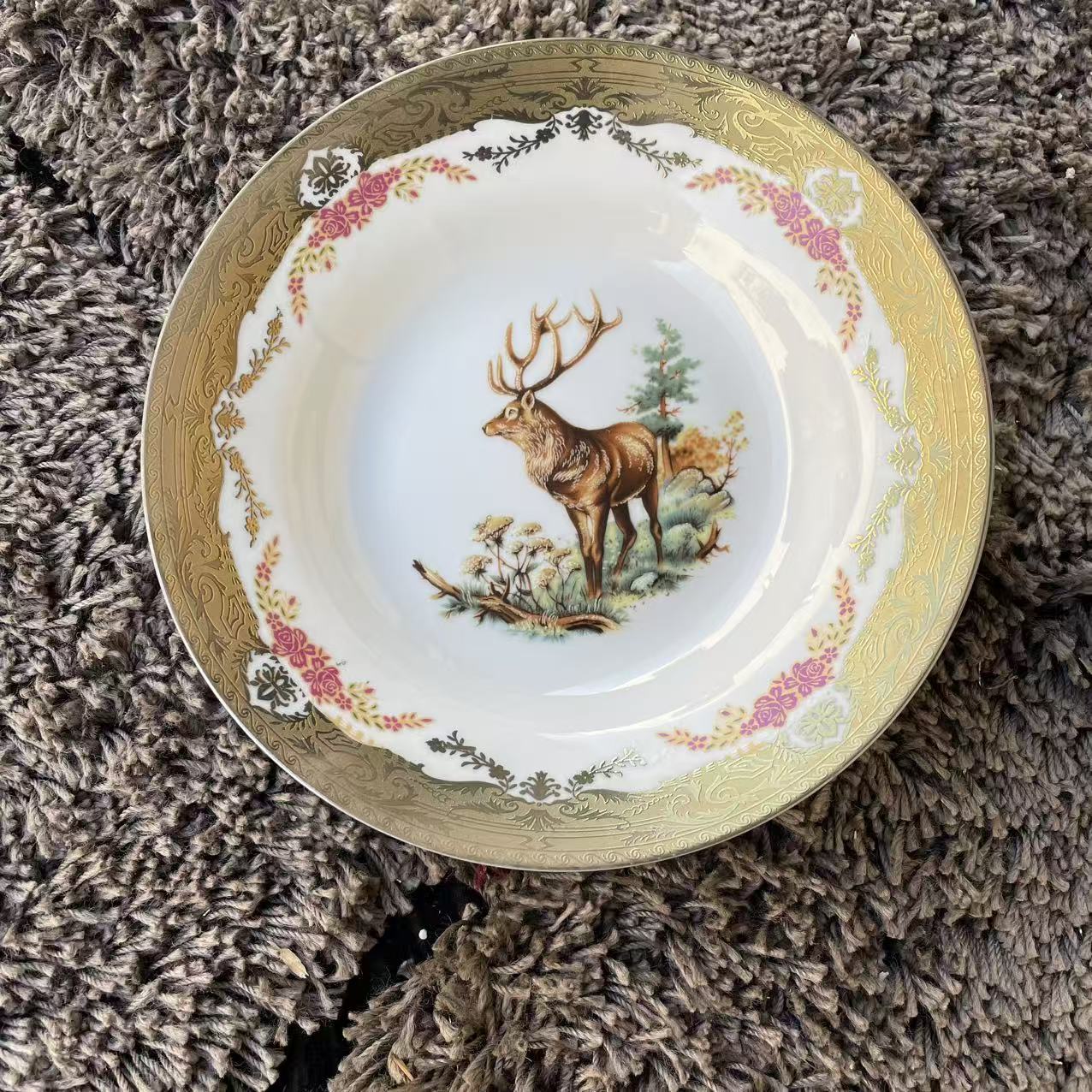 新尾货 饰品 30064  盘子  大 果盘  瑕疵  20CM
