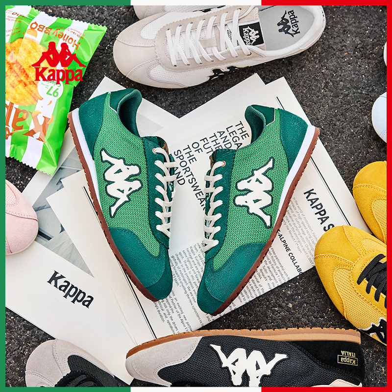 【薯片鞋】Kappa卡帕明星同款板鞋男女网面德训鞋透气运动休闲鞋子
