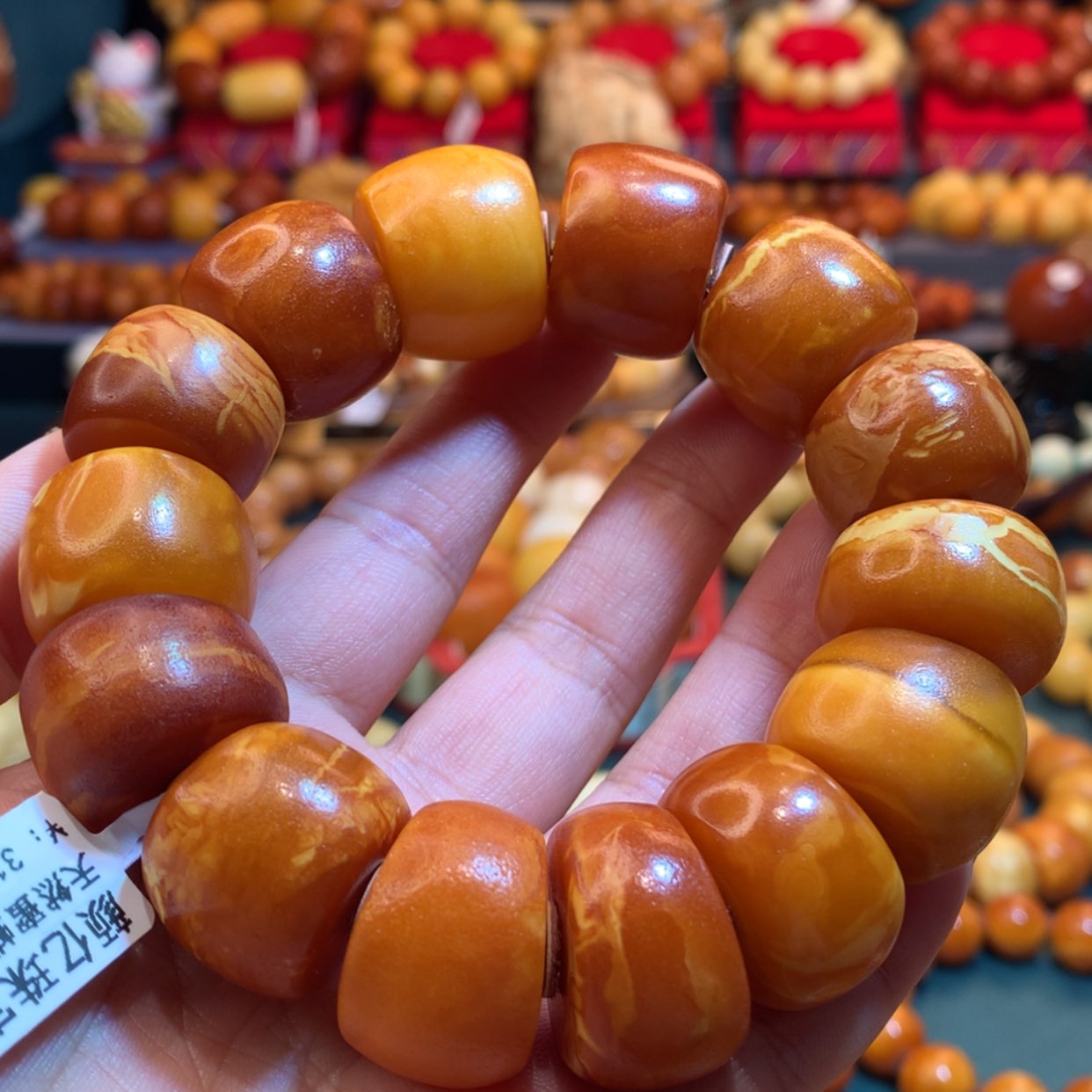 【闪购商品】蜜蜡手串未镶嵌蜜蜡手串