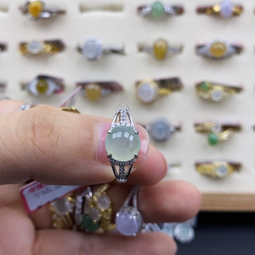 翡翠未镶嵌戒指111111111