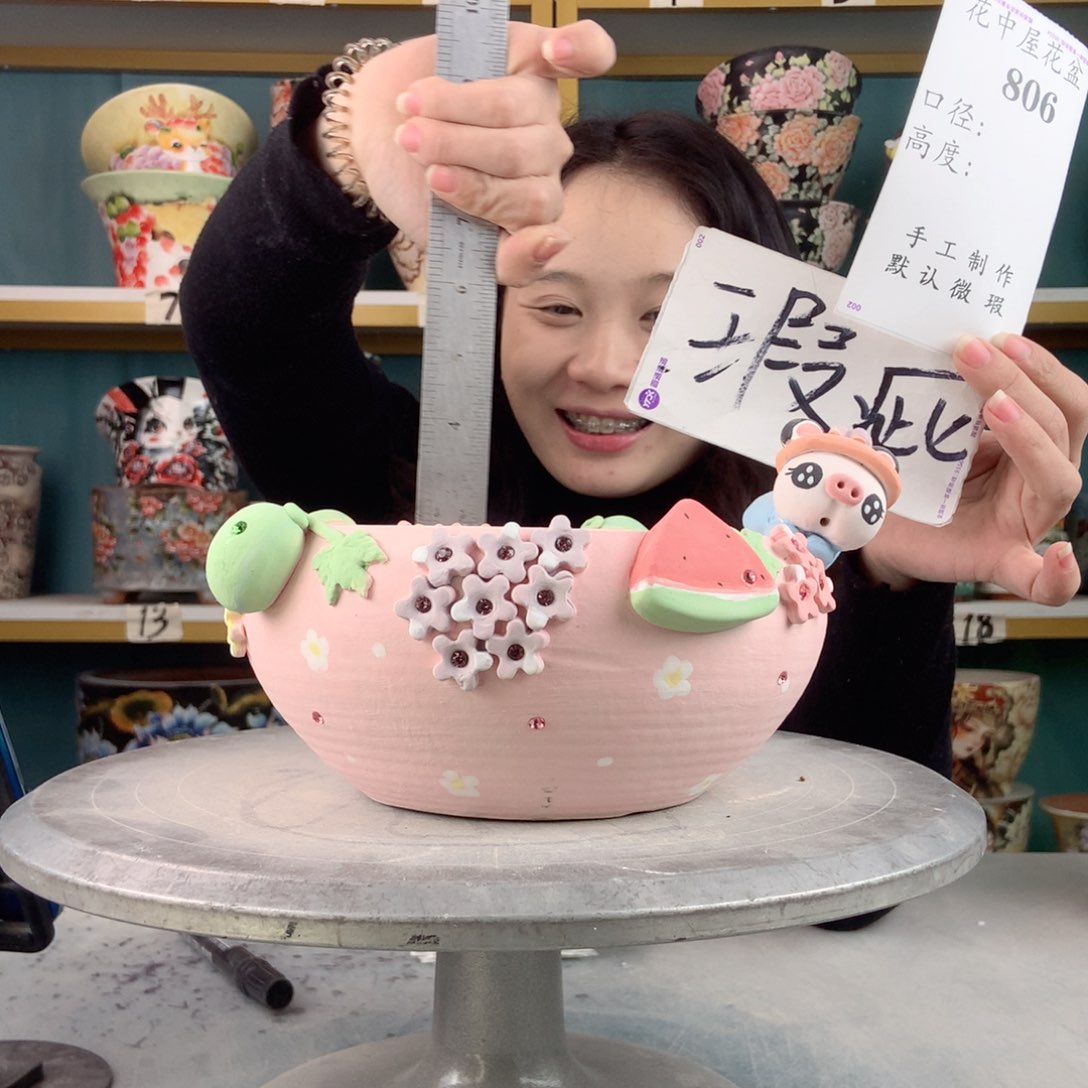 罐景德镇手工瑕疵806