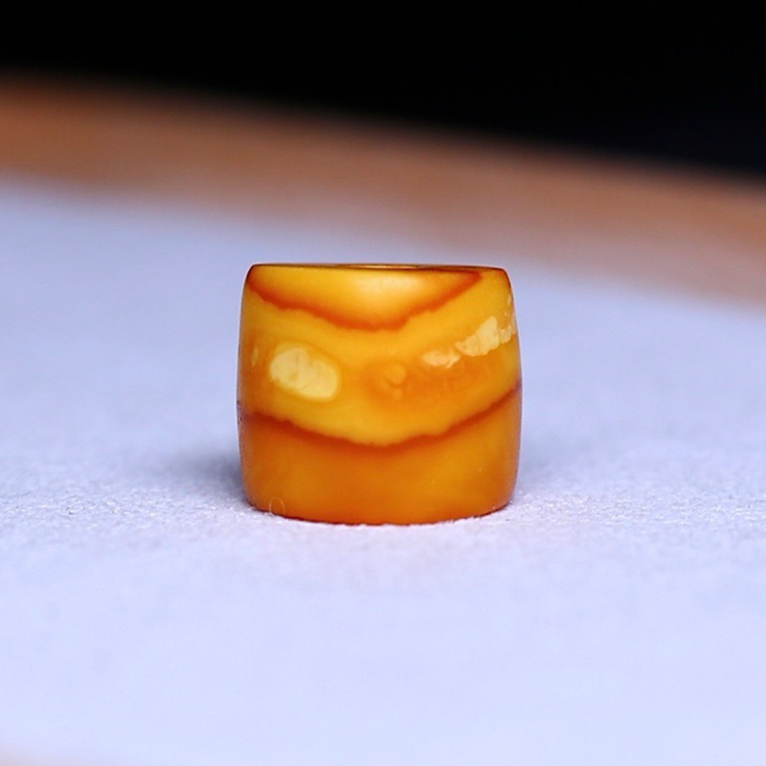 13.4*11.2mm老蜡马蹄珠，纹路好美大尺寸，大孔道，完美无伤