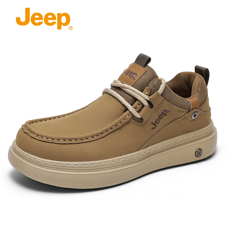 Jeep吉普正品男鞋2025冬季新款高端板鞋时尚百搭男士休闲鞋潮鞋