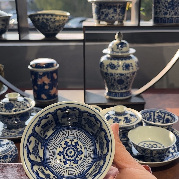 镹曰手工手绘柴窑茶具