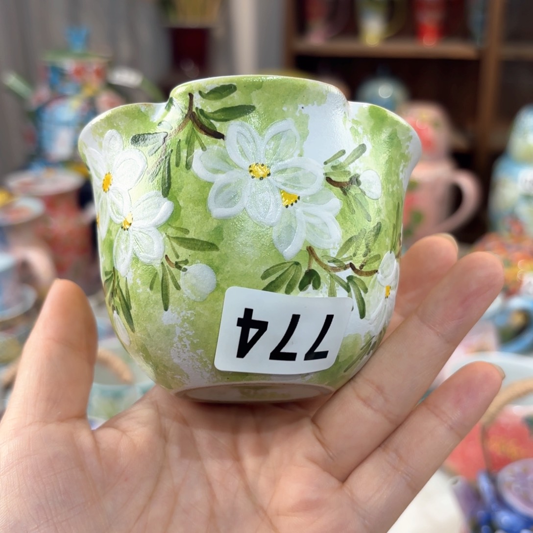 景德镇手绘高温釉下彩陶瓷茶具