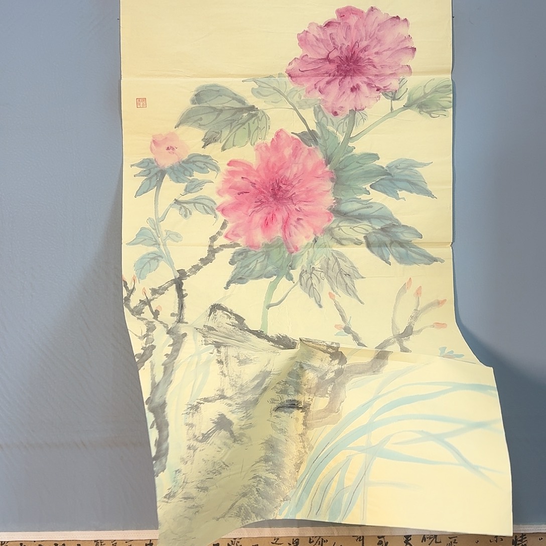 国画1239 牡丹一如您的脸颊