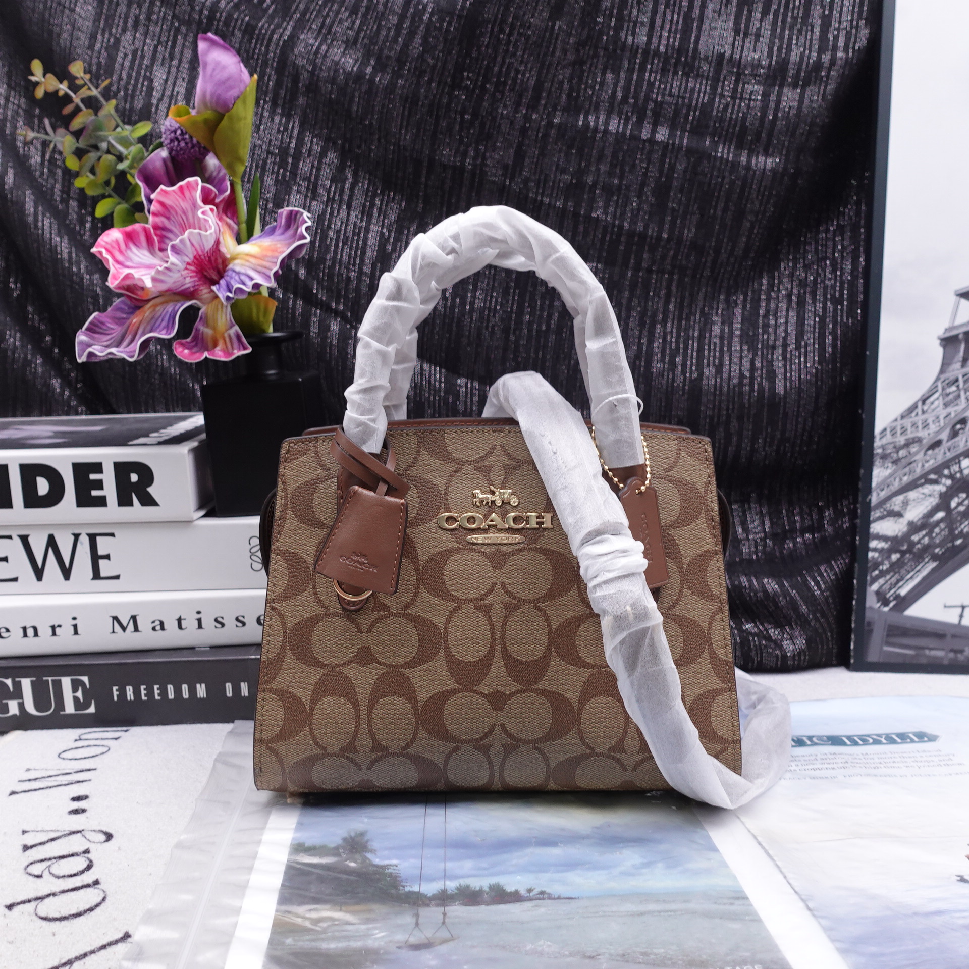 95新 COACH/蔻驰 单肩包/T10341453