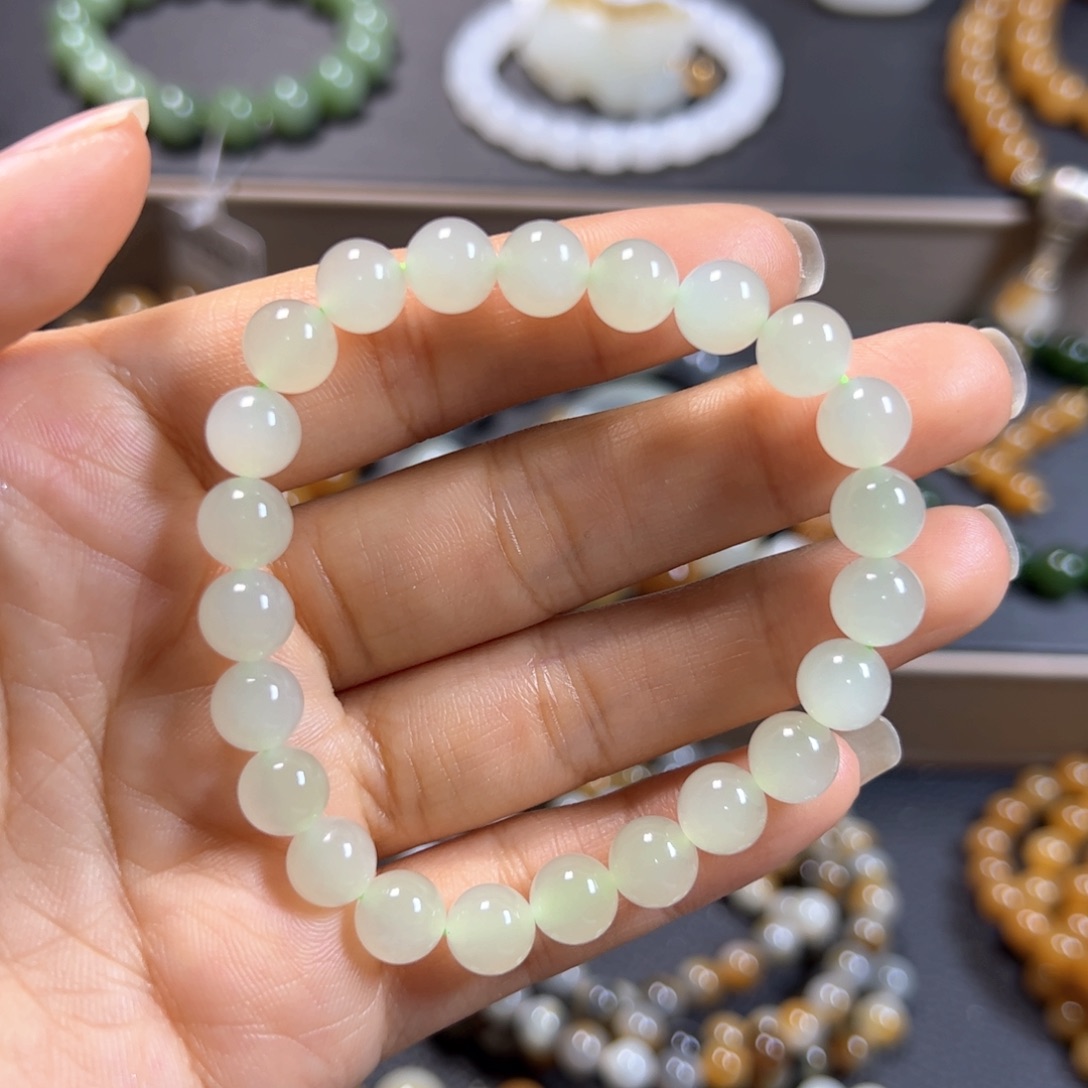 和田玉手链未镶嵌