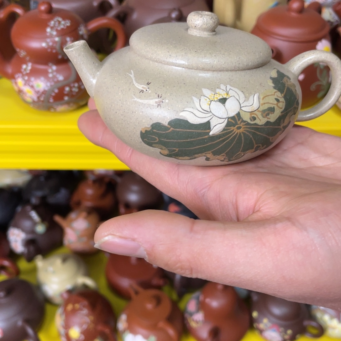 红泥茶杯紫砂主人杯130cc