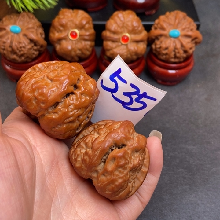 文玩核桃把件38蛤蟆头535