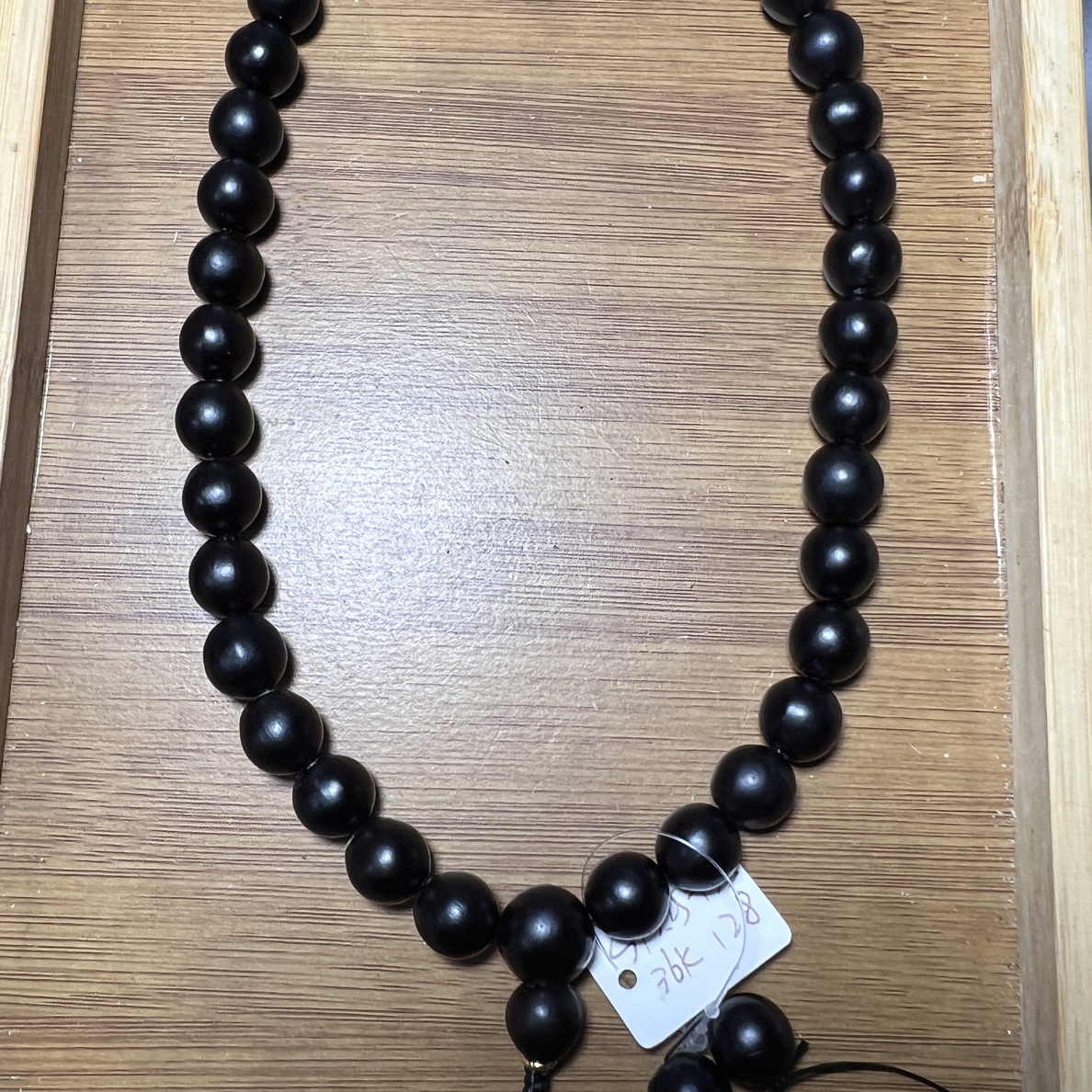 木质手链 13mm36颗手持手工制作圆珠四川天然老树籽木质大山佛珠