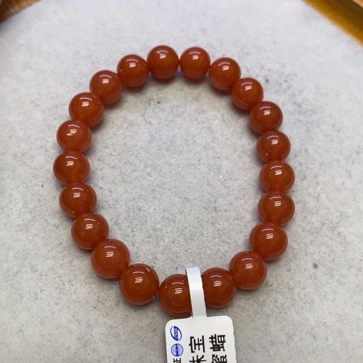 南红玛瑙手串未镶嵌手串