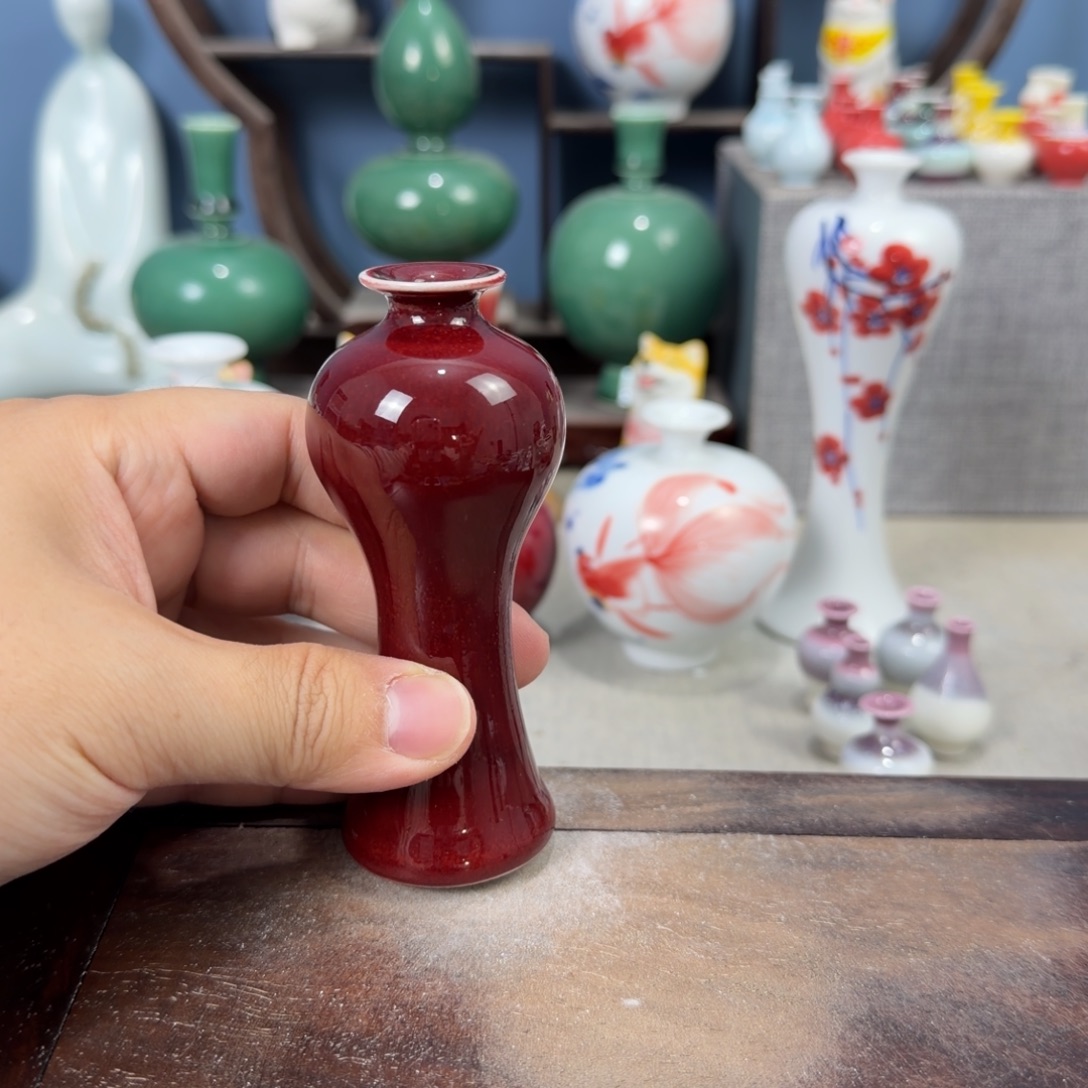 陶瓷手工小花器摆件