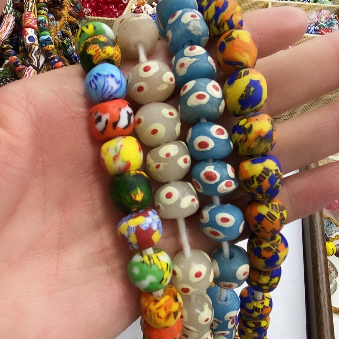 颈饰琉璃非洲多宝手绘 