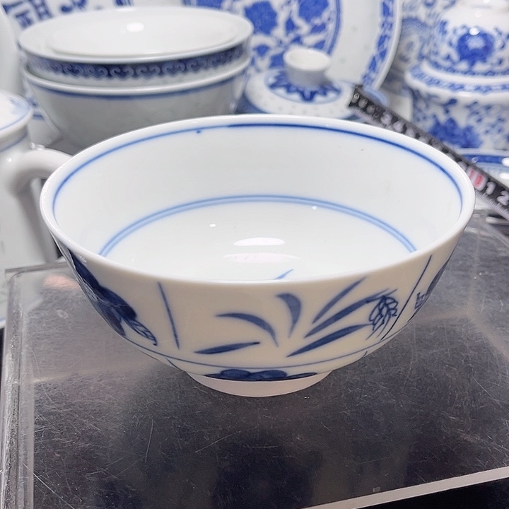 碗手绘木棉花五寸饭碗