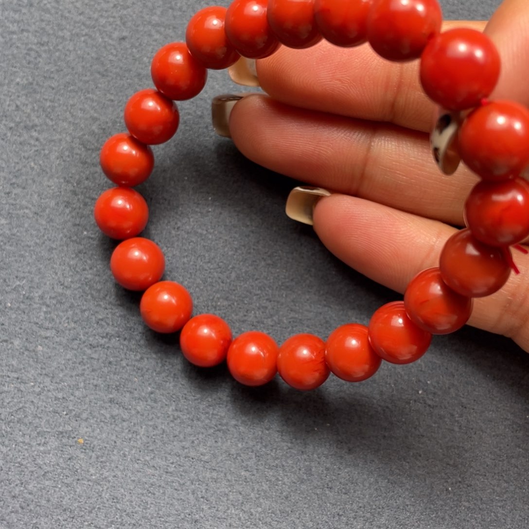 南红玛瑙颈饰未镶嵌暖***6