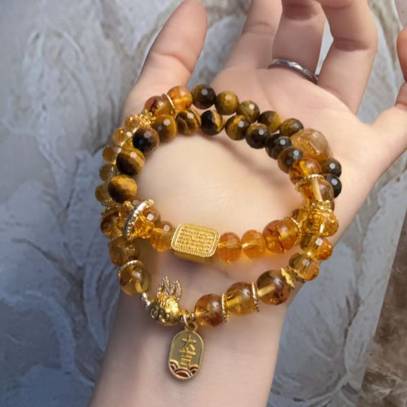 【Labubu暴富版】}DIY高奢气质设计手串夏季少女精致ins多样性发一