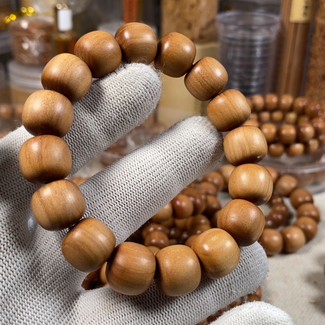 檀香木手串/手链13×14黑肉精挑串 迈索尔