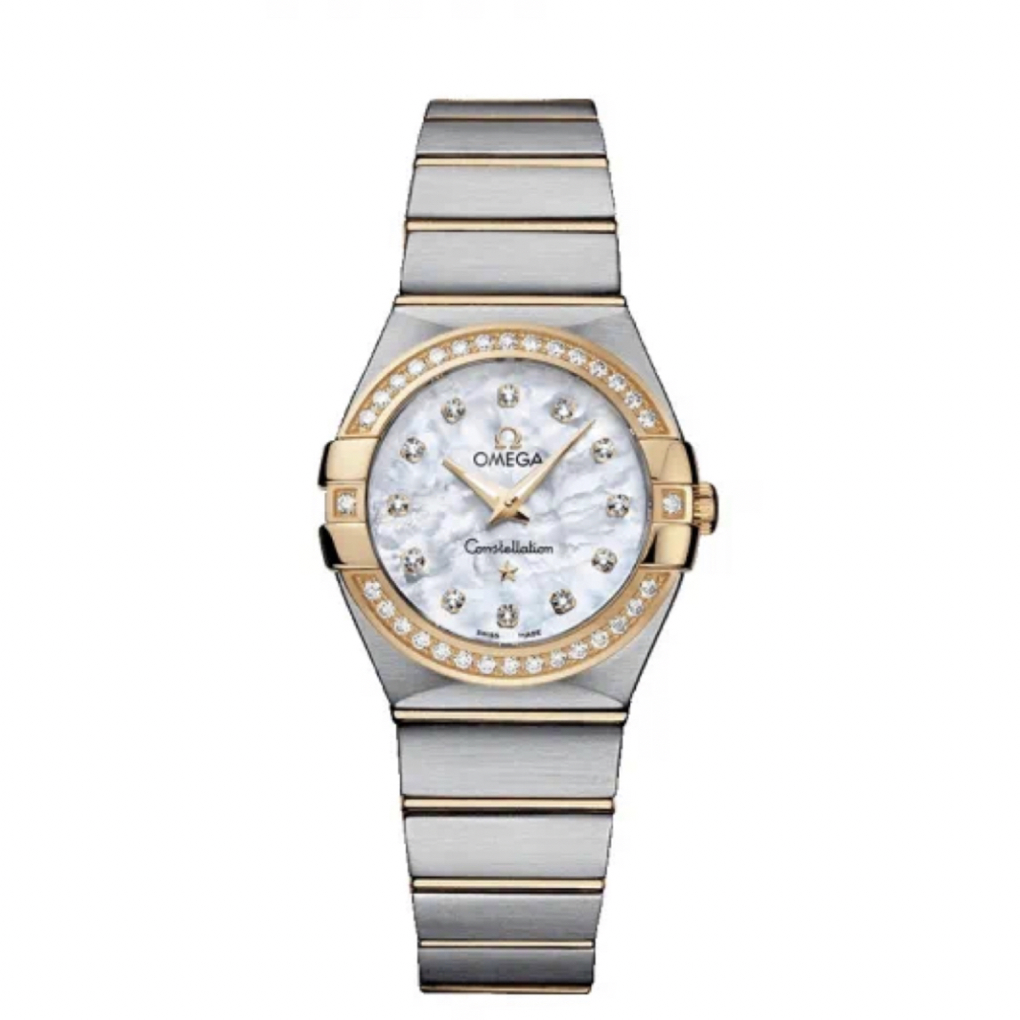 99新 Omega/欧米茄 欧米茄星座99新女表/女士/27mm/18k黄金